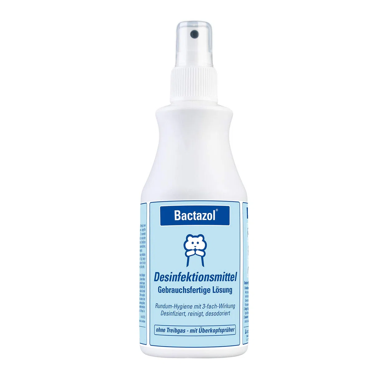 Quiko Bactazol Desinfektionsmittel, Rundum-Hygiene mit 3-fach Wirkung: desinfiziert, reinigt, desodoriert, 250 ml