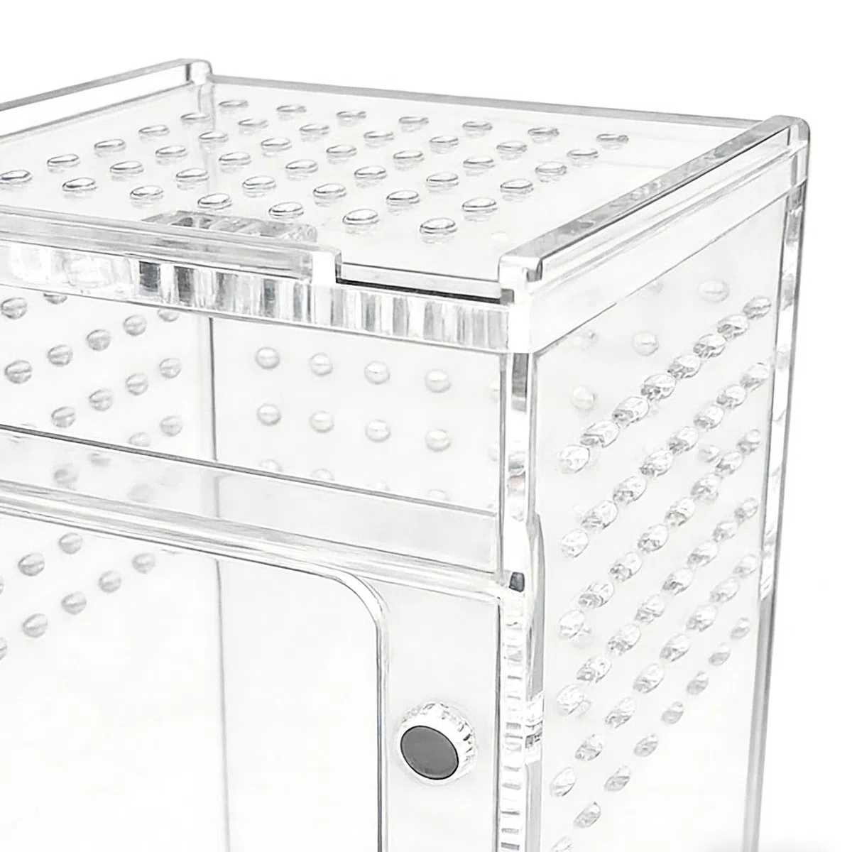 Teca Da Saltatori,Terrario Per Rettili Con Ventilazione Trasparente | Con Coperchio Scorrevole Recinto Per Rettili - Per Tartarughe, Gechi, Granchi, Piante e Sabbia