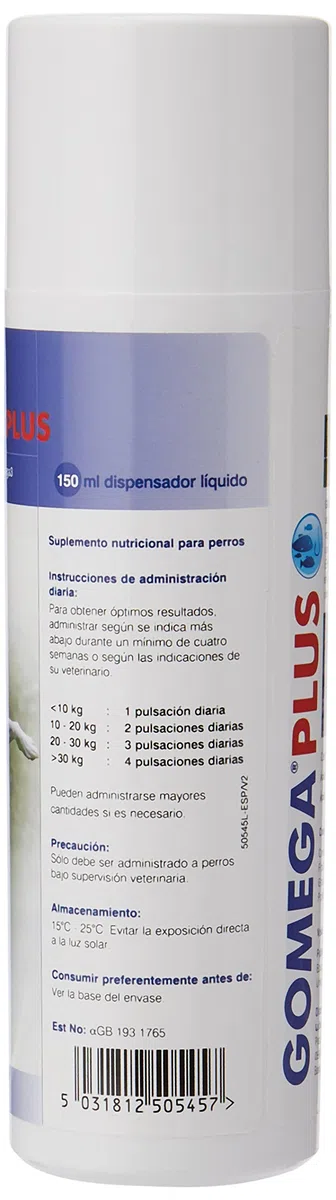 VETPLUS LABORATORIOS S.L 907-7614 Gomega 150 ml Vetplus