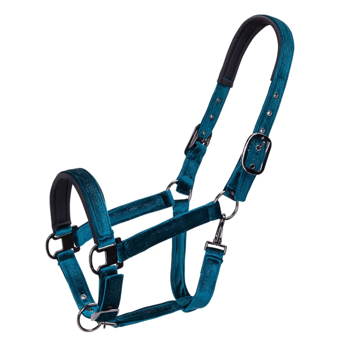 Nobleza - Cavezza per Cavallo, capezza Imbottita per Naso e Collo, per Allenamento equestre(Colore Verde)