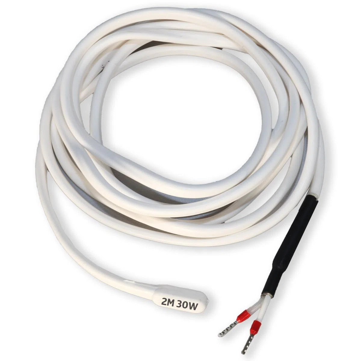 GOLDMAN SERVICE | Cavo Riscaldante Resistenza Bipolare in Silicone Anti Congelamento per Tubi | 2 Metri, 30 Watt | Incubatrici, Acquari, Rettili, Serre, Fermentazione (2 m | 30W)