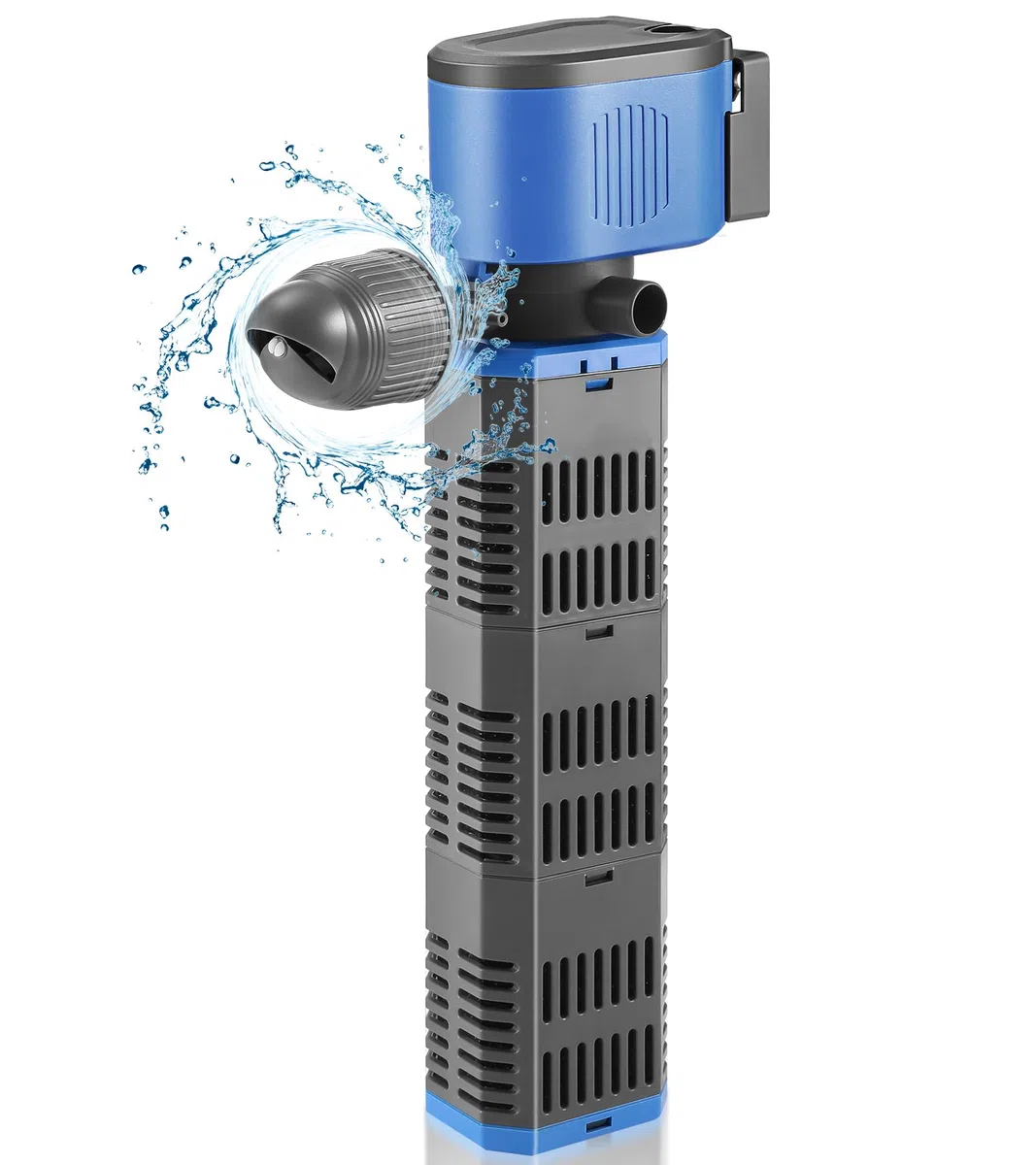 31W Filtro Acquario Interno con Flusso 1800 L/H per Acqua Pulita, Flusso d'Aria Regolabile, Basso Rumore e Silenzioso(31w)