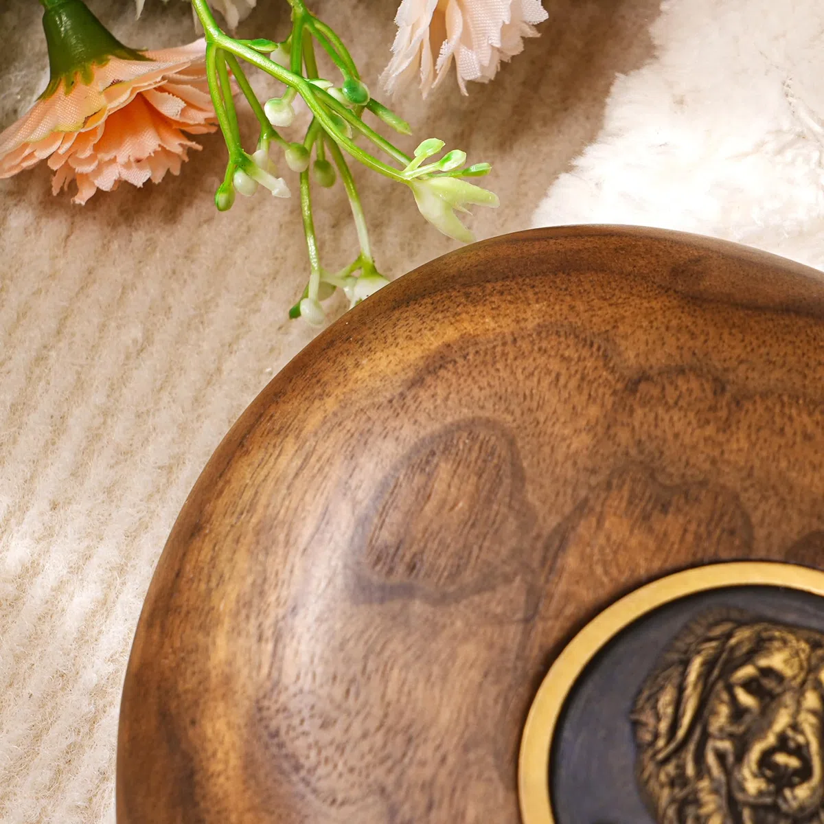 Urna commemorativa per animali domestici con intarsio in ottone personalizzato, urna in legno a forma di cuore con foto, ricordo per cani e gatti, regalo per la perdita di animali domestici