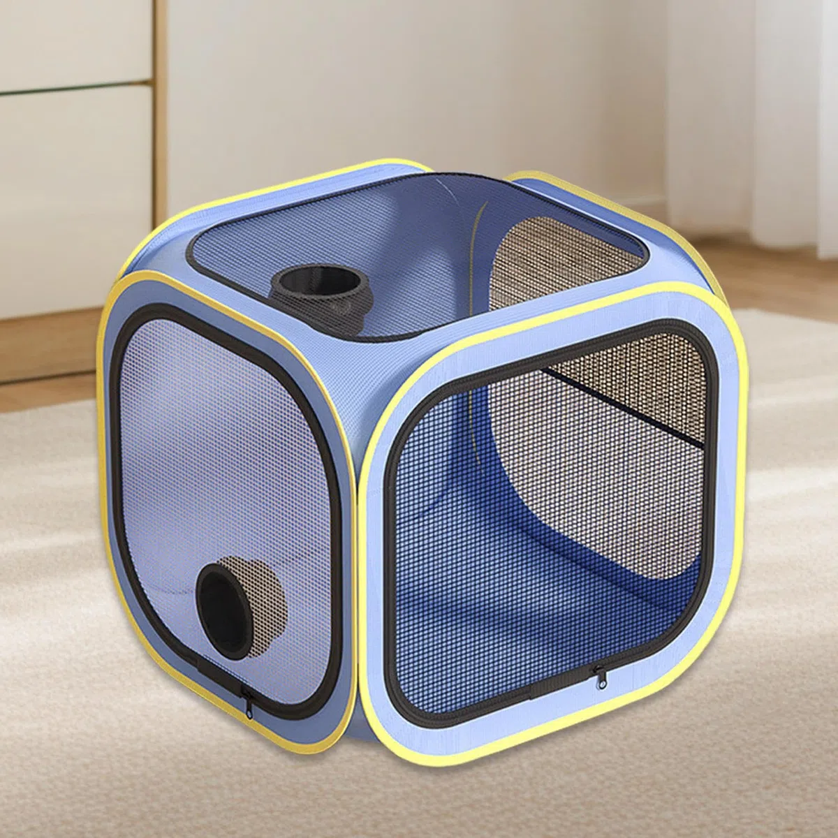 Asciugatore Per Gatti - Gabbia Asciugatura Portatile | Antipelo Volante Per Cani Gatti Cuccioli Casa Interno Esterno Trasportabile