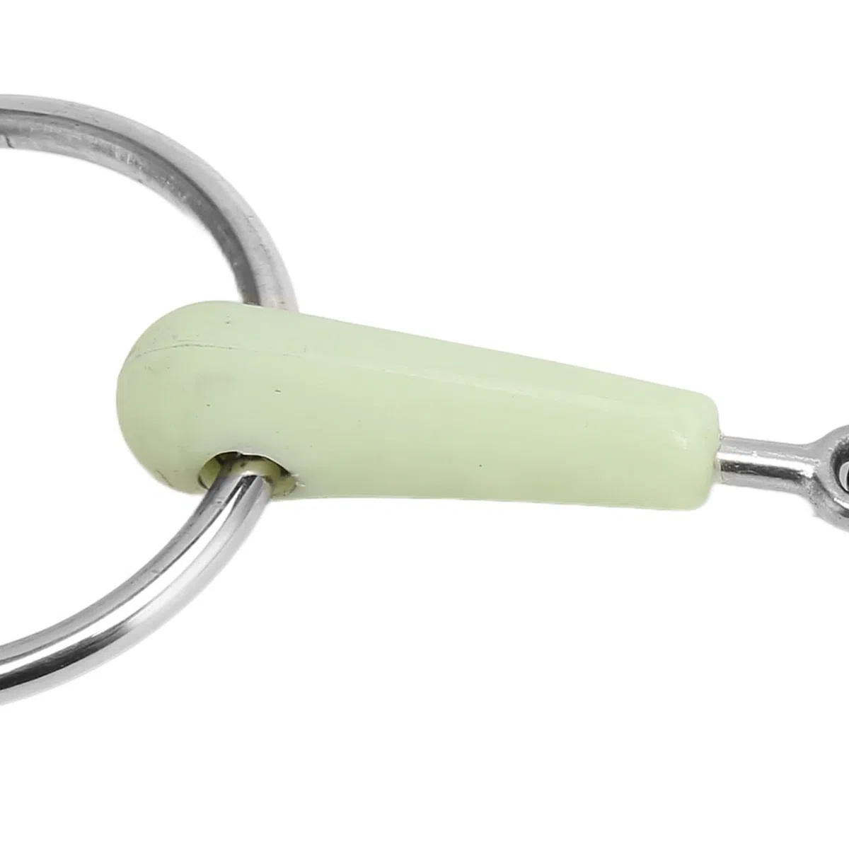 EBTOOLS Bit di Snaffle per Cavallo con Involucro di Gomma e Sapore, in Acciaio Inossidabile Sciolto per l'allenamento e la Guida