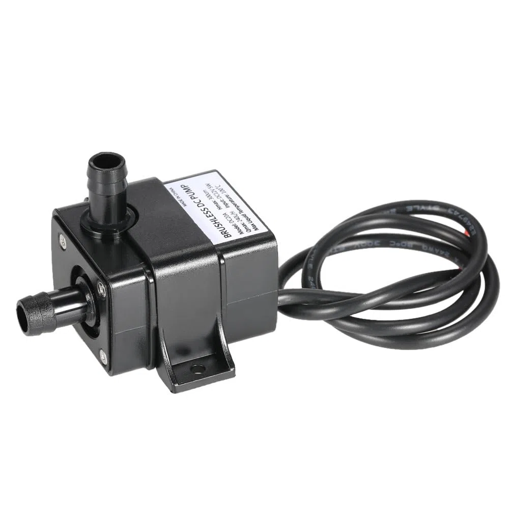Decdeal Ultra-silenzioso mini DC12V Micro Pompa Acqua Olio impermeabile sommergibile Fontana Acquario di circolazione 240L / H 5W Ascensore 3M 0~100 ℃