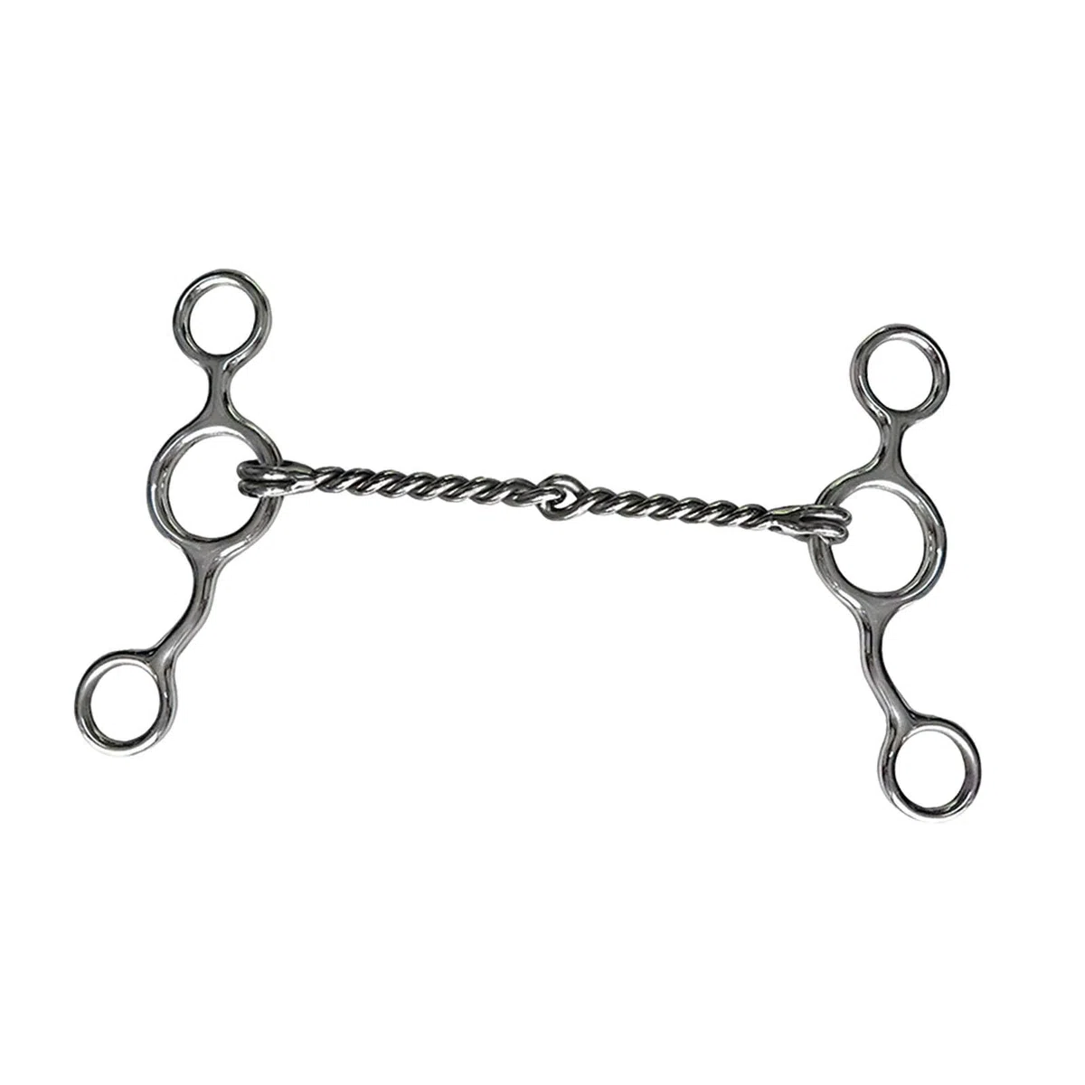 Morso per Cavallo in Acciaio Inossidabile Morso per Bocca di Cavallo 12,7 cm Metallo Addestramento all'aperto Leggero Masticazione per Cavalli Forma