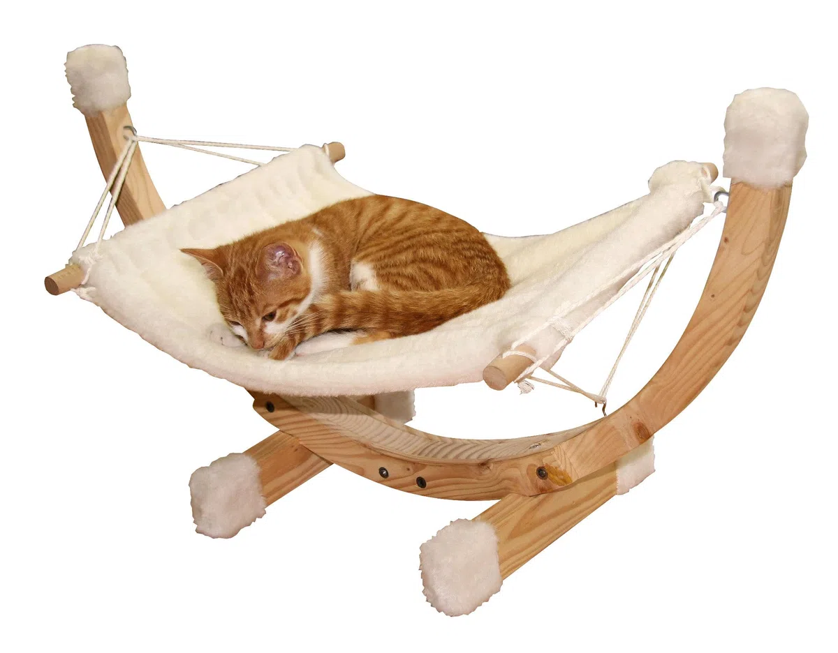 Hamac Siesta Blanc Pour Chat