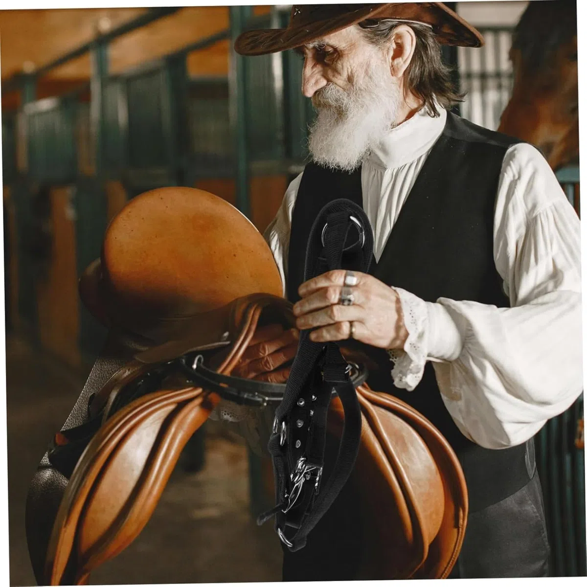 Generico Cavezza Per Asino Da Addestramento Equestre Per Cavezza Regolabile Per Cavezza Con Corda Per Cavezza Per Hobby Cavezza Per Grandi Cavezza Per