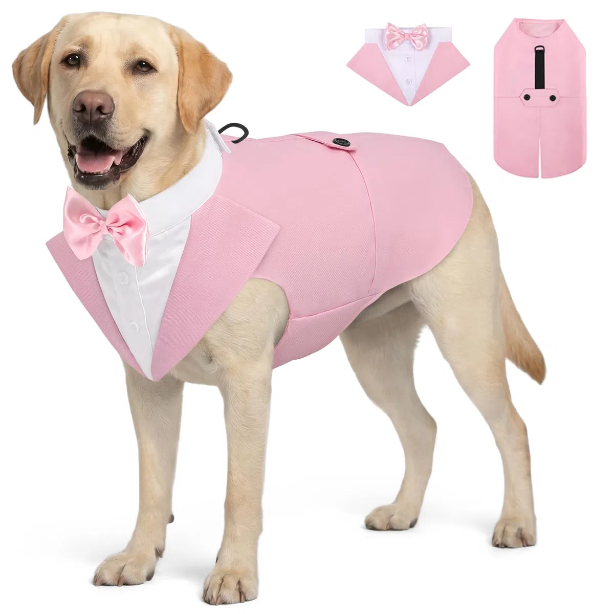 AOFITEE Smoking Formale Camicia Cani