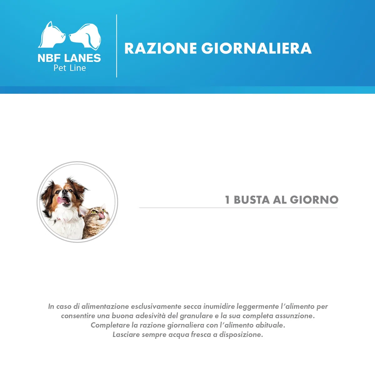 NBF Lanes | Carobin Pet Digest Cane e Gatto, 30 Buste da 5 g, Granulare Appetibile, per la Normale Funzione Digestiva Quotidiana e la Corretta Consistenza delle Feci