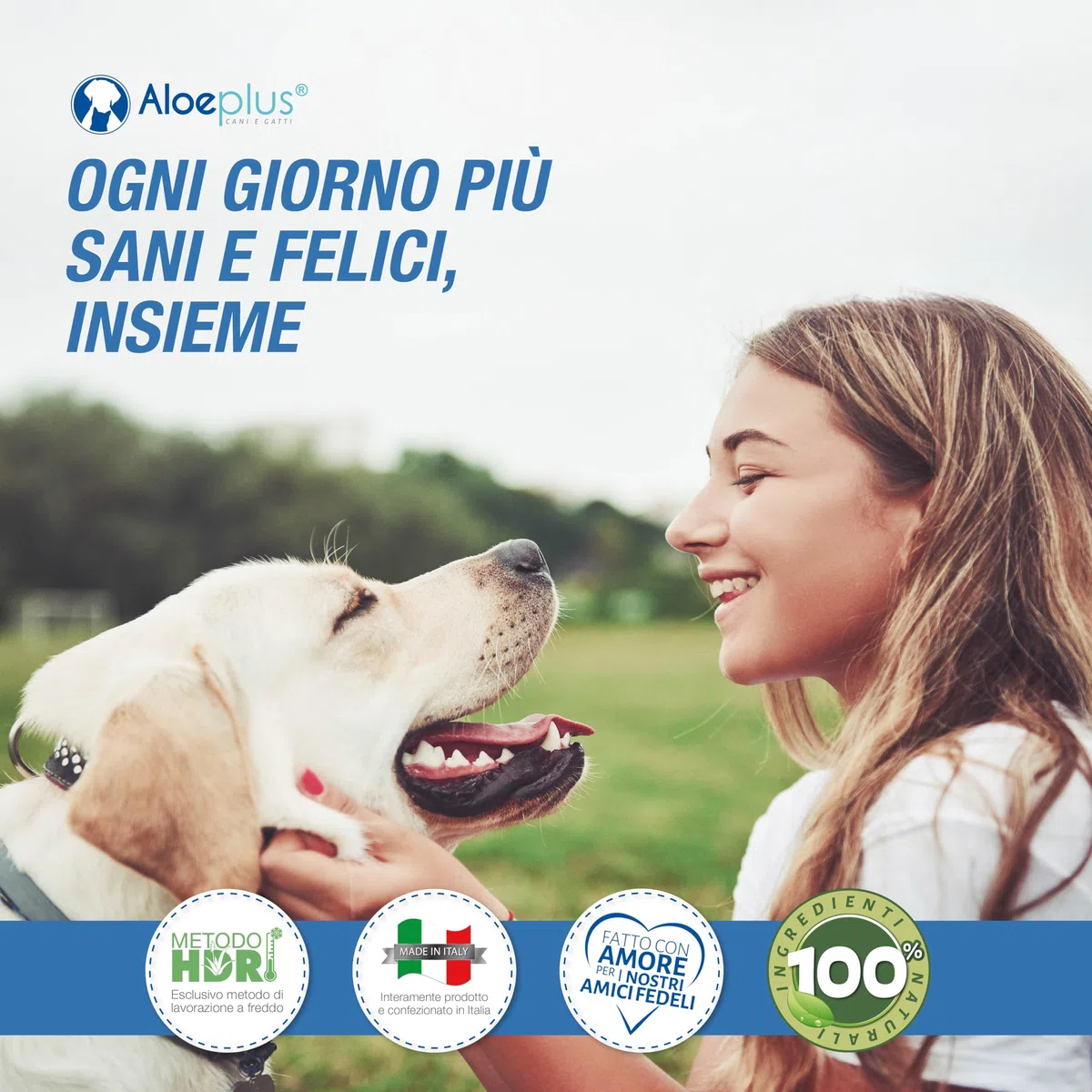 ALOEPLUS Cani Sciroppo 150ml - Alimento Complementare Energetico, Disintossicante a base di Aloe Arborescens BIO, Rafforza le Naturali Difese, Ideale come ricostituente Cani Anziani e Cuccioli