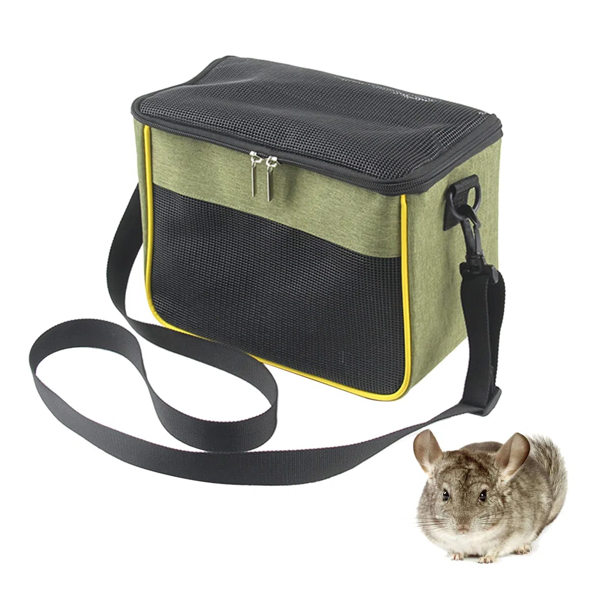 Piccolo animale domestico per con cinghia regolabile traspirante anteriore Mesh Carry Cage Per Conure Parrocchetto Golden Bear Criceto Gabbia Per Viaggi Piccolo