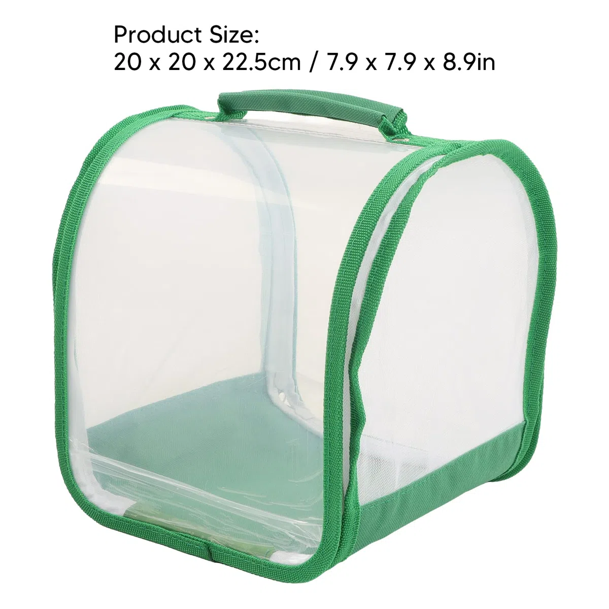 Gabbia Farfalla Monarca, Habitat Insetti Trasparente con Maniglia Portatile, Recinzione Pop-up Pieghevole per Uso Interno ed Esterno, Dimensioni 7.9x7.9x8.9 Pollici