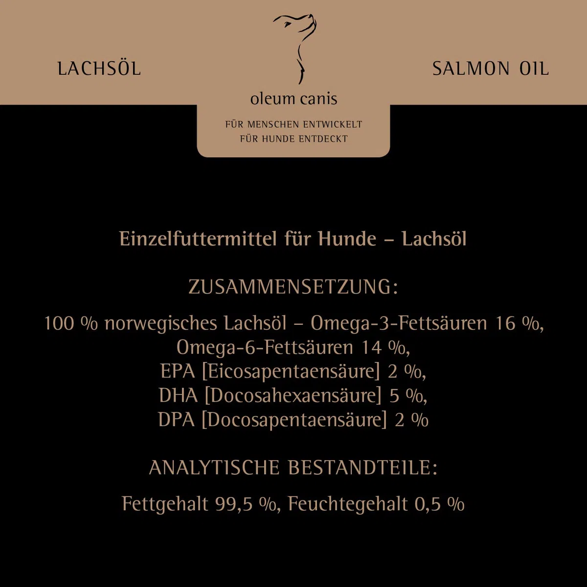 GranataPet Oleum Canis - Olio di Salmone, integratore Alimentare per Cani, Olio di Salmone Gustoso, con acidi Grassi Omega-3 e Omega-6, 1 x 1000 ml