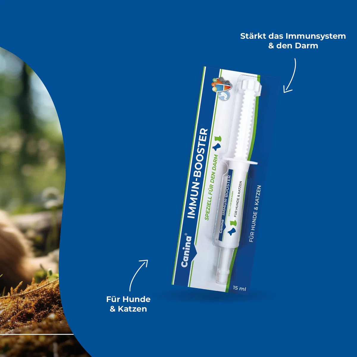 Canina Immun-Booster – appositamente progettato per la pasta intestinale da 15 ml