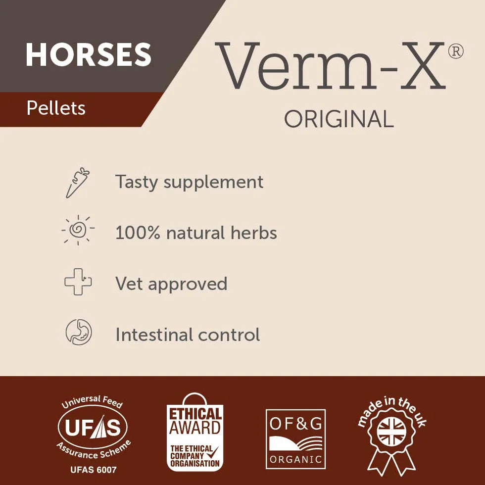 Verm-x Pellet per Cavalli e pony, 250 g