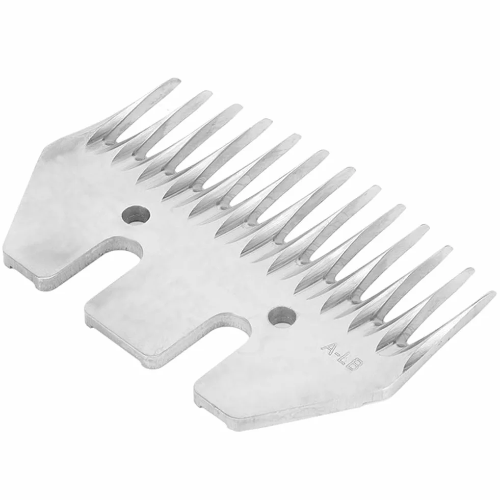 Lame Dritte A 13 Denti, Lame Per Cesoie In Acciaio Inox, Lame Professionali Per Pecore E Capre E Lame Per Rasoi