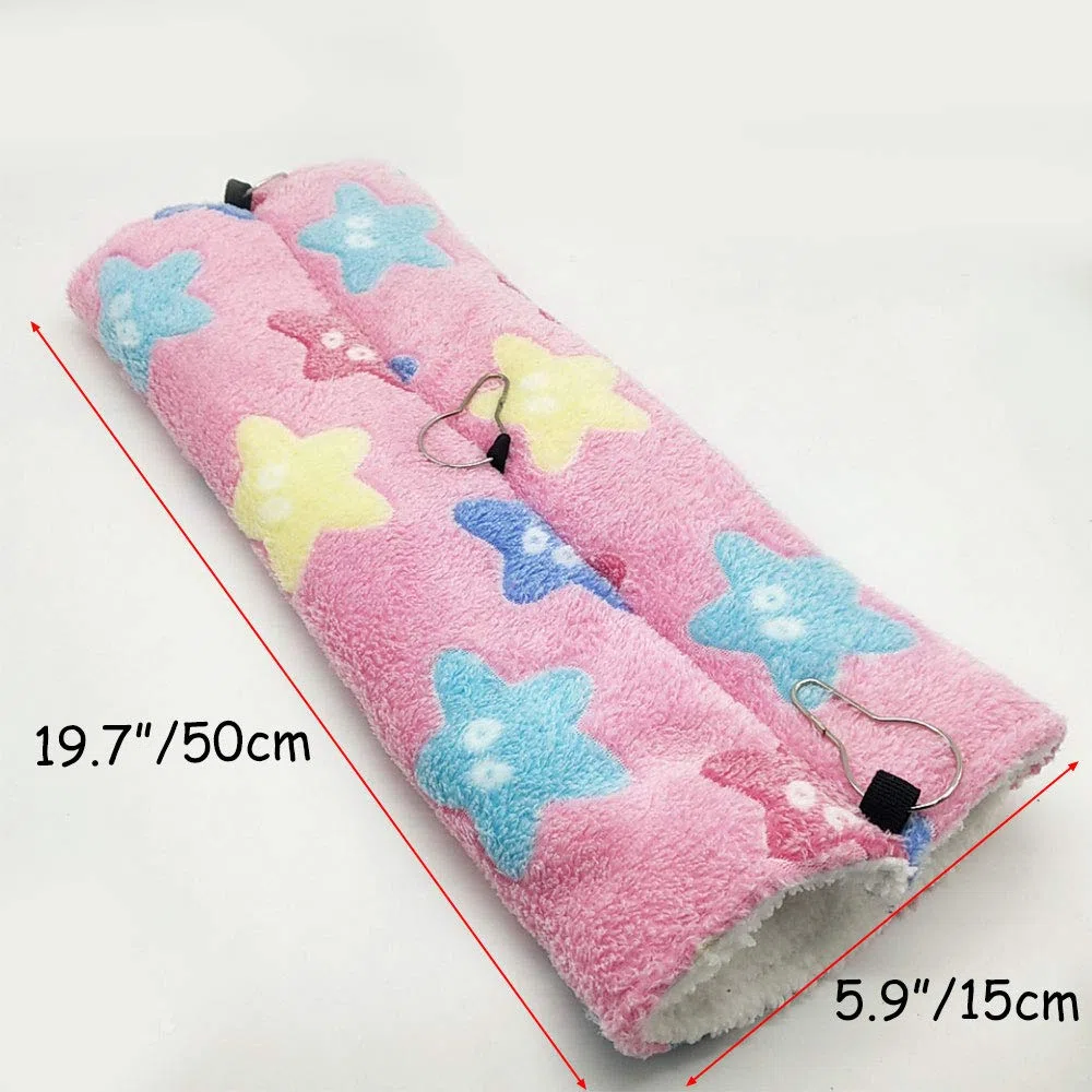 Oncpcare Tunnel da appendere per piccoli animali, giocattoli da criceto, zucchero, amaca, accessori per biancheria da letto per chinchilla furetto scoiattolo, porcellino d'India, ratto