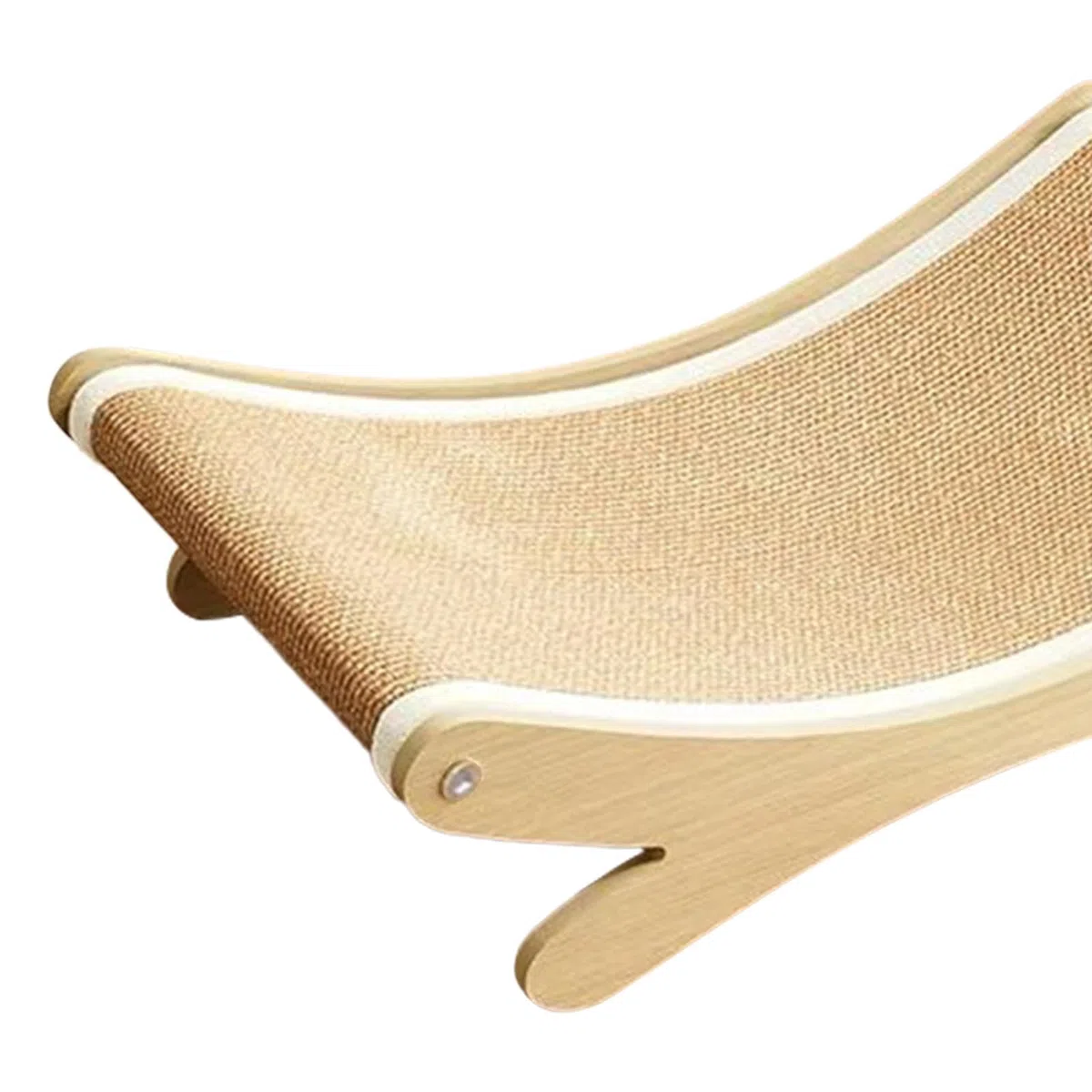 F Fityle Tiragraffi per Gatti in Sisal con Struttura in Legno, Cuccia e Lettino