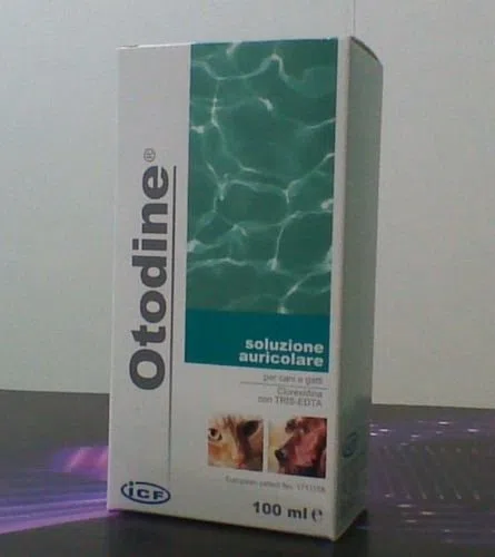 OTODINE 100 ML SOLUZIONE AURICOLARE CLOREXIDINA CANE GATTO ICF PULIZIA ORECCHIE