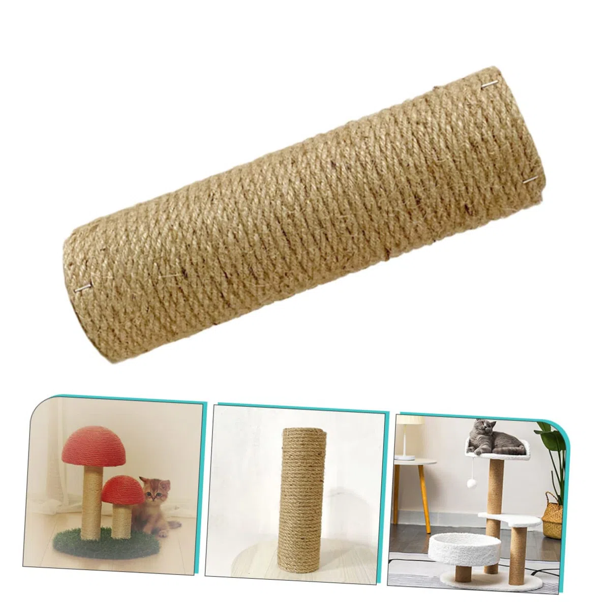Tiragraffi Arrampicata per Materiale Ricambio Sintetico in e r Gatti Albero per Resistente All'abrasione e Superficie Liscia da Gioco Indoor