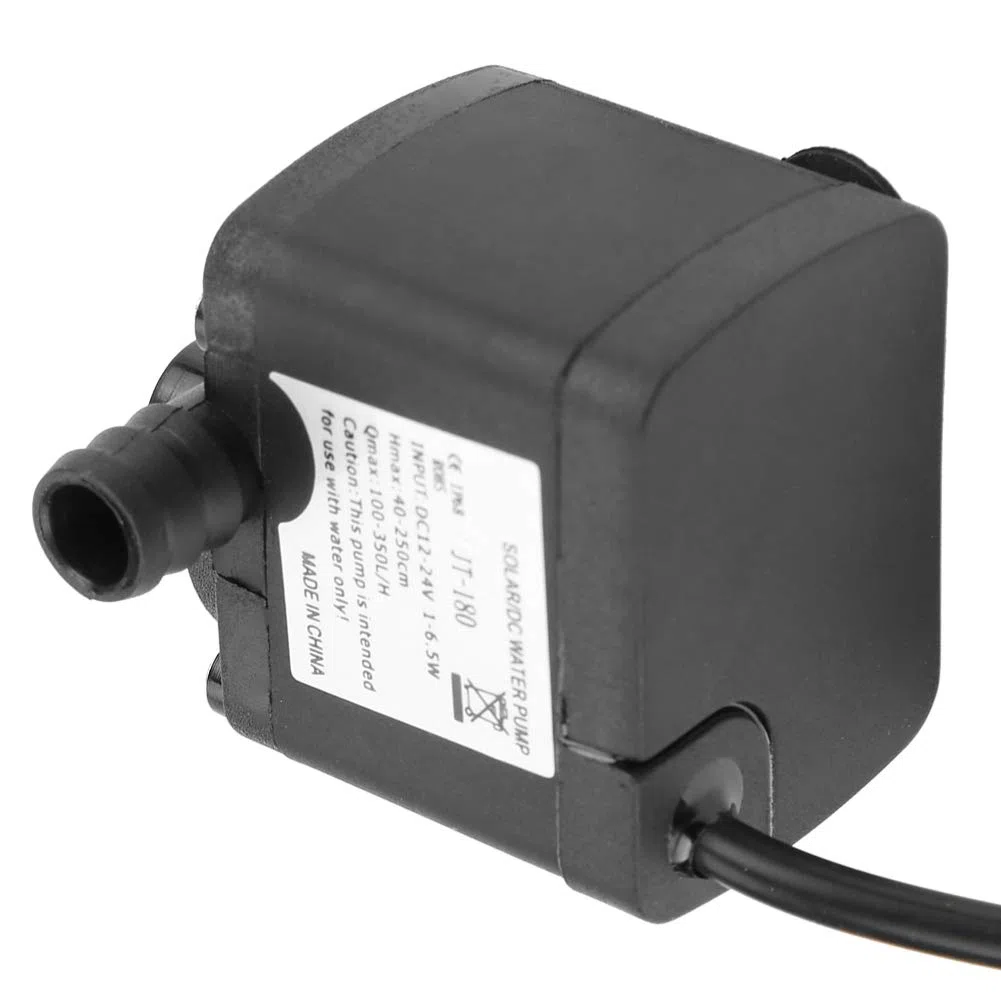 Pompa acqua senza spazzole 24 V DC, mini pompa di circolazione dell'acqua a basso rumore 350L/H per scaldabagno solare, acquario, fontane, ecc