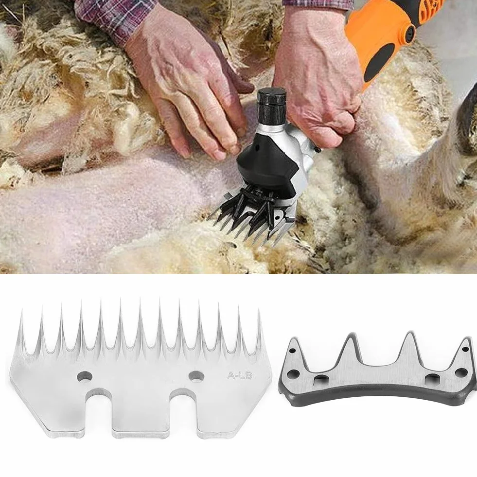 Lame Dritte A 13 Denti, Lame Per Cesoie In Acciaio Inox, Lame Professionali Per Pecore E Capre E Lame Per Rasoi