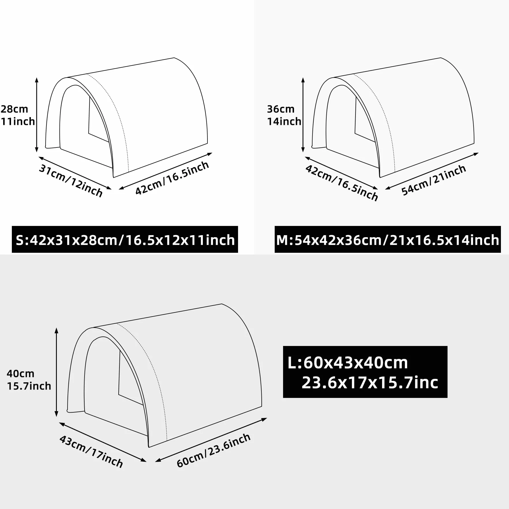 Casetta per Gatti per Esterni Tenda Impermeabile per Gatto Randagio,Cuccia per Cani da Esterno Calda,Lavabile,Resistente Alle Intemperie,per Animali Domestici Randagi 42x31x28cm