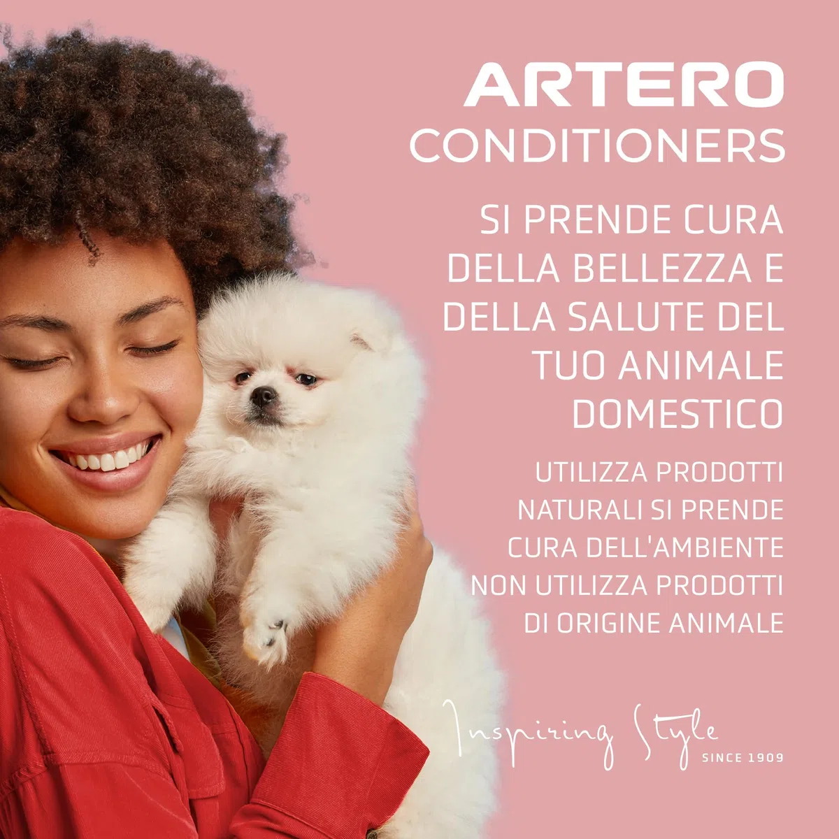 Artero Scarlet Vital Maschera Intensificante Colore per Cani Tonalità Rosse, Marroni, Cioccolatini e Apricot. 100 ml