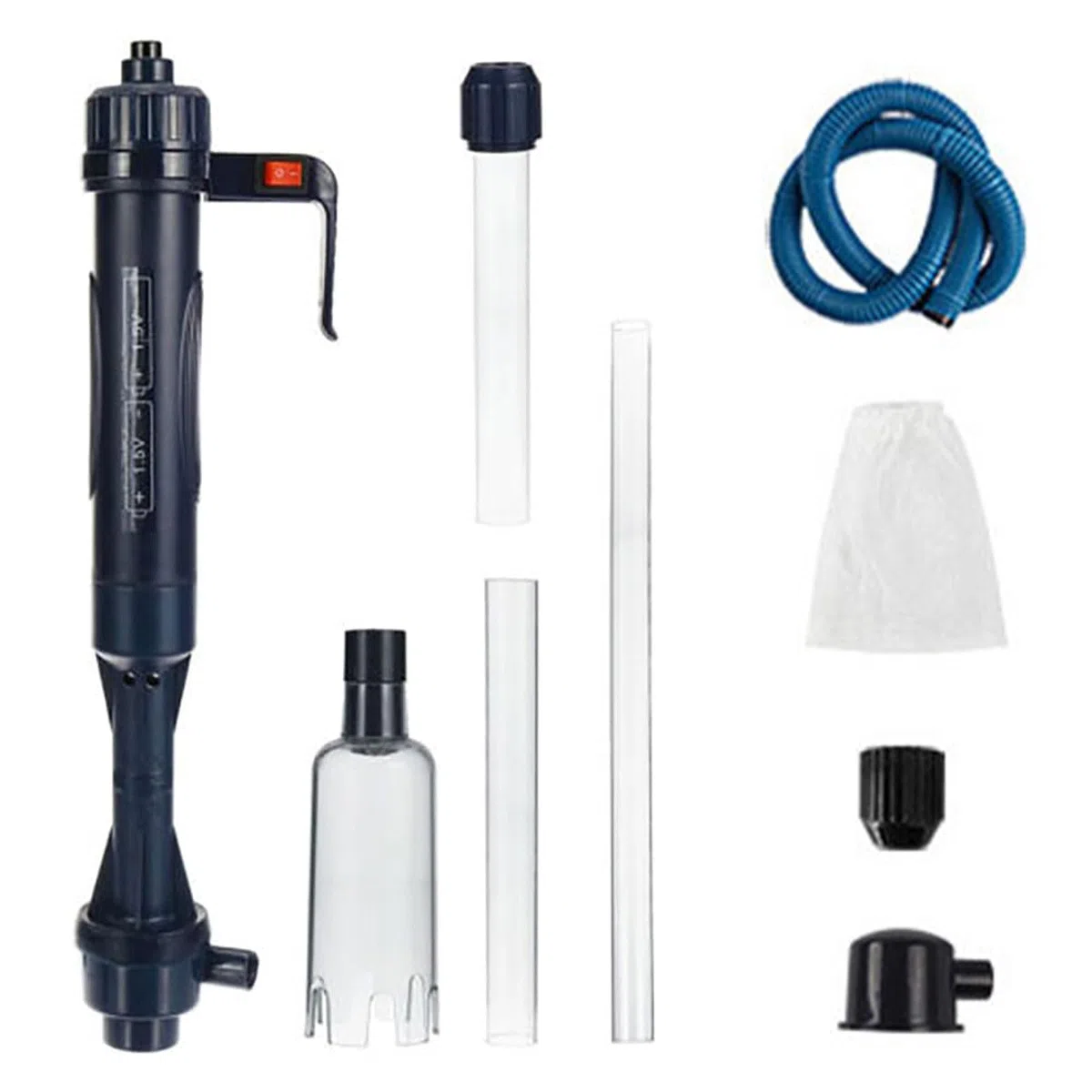 Pulizia Acquario Multifunzionale, Pulitore Automatico per Ghiaia per Acquario, Pulitore Elettrico per Fish Tank, Cambio d'Acqua per Acquario, per Cambiare Rapidamente Acqua, Lavaggio Sabbia