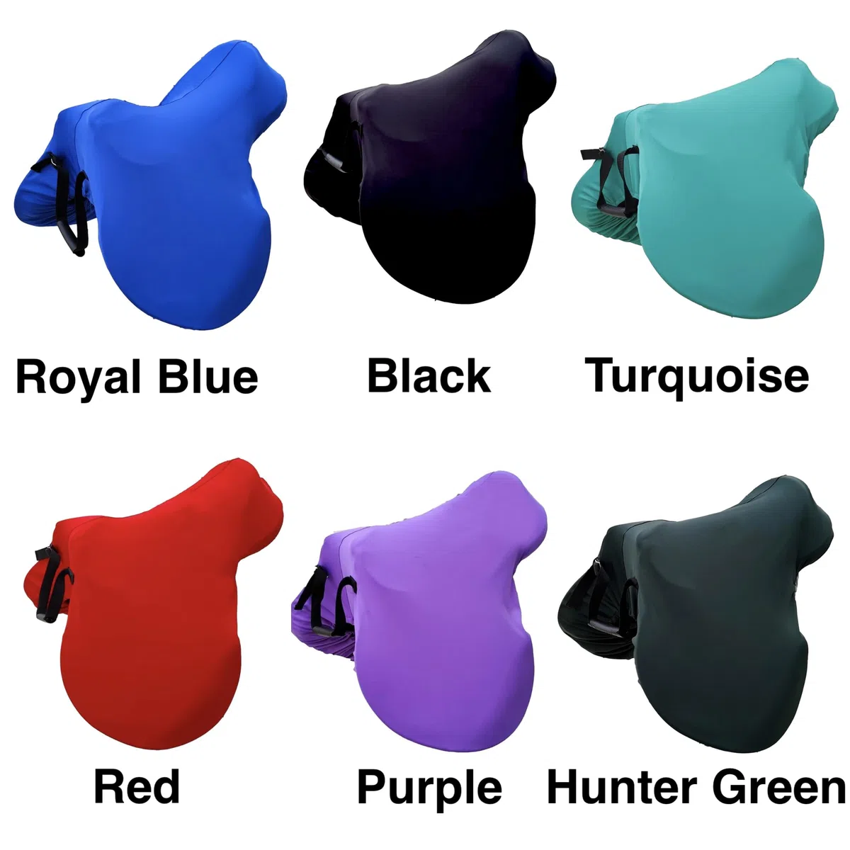 Majestic Ally Coprisella inglese con manico regolabile, tessuto elasticizzato a 4 vie in spandex/elastan, vari colori (rosso)