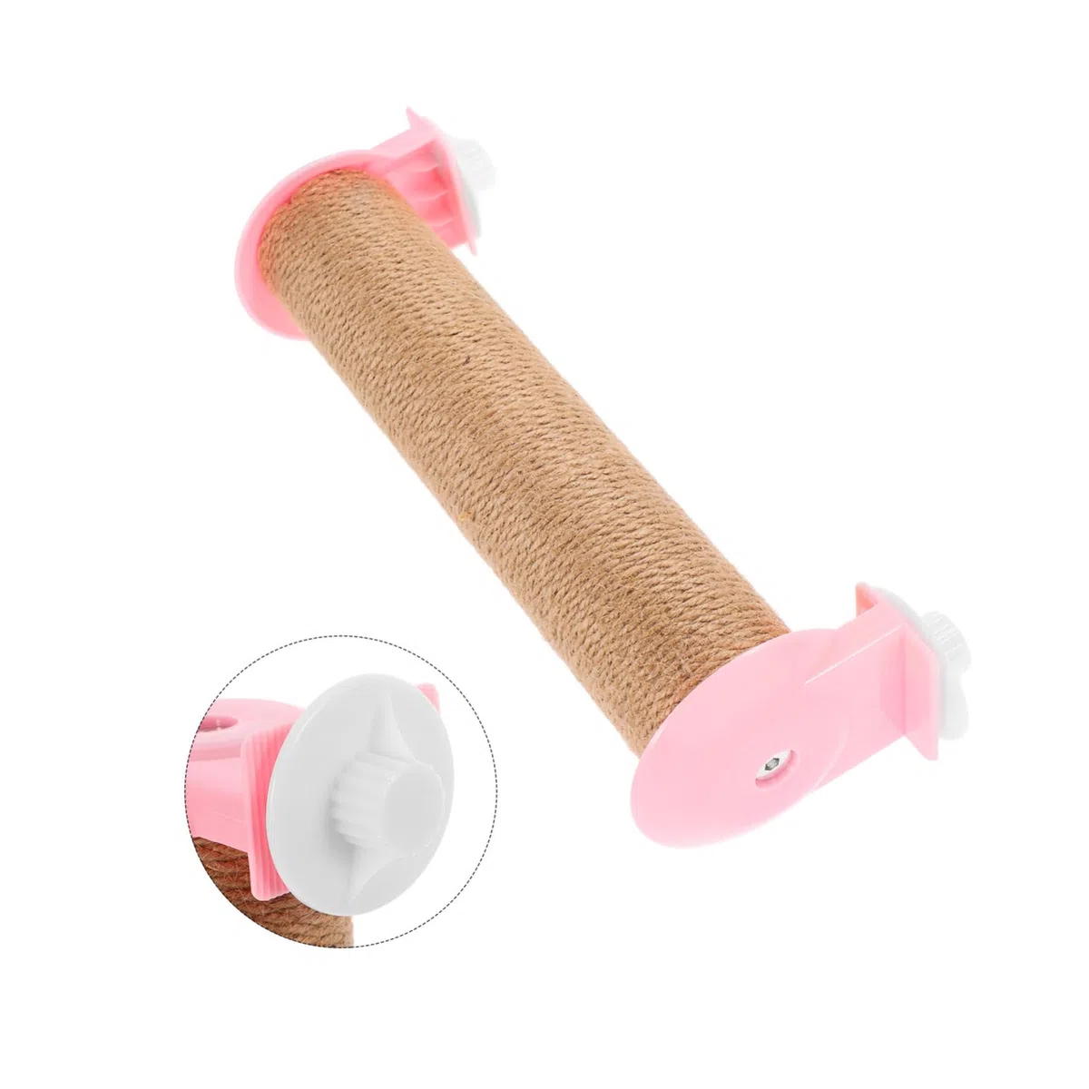Sosoport Ricambio Tiragraffi Multifunzionale in Corda di Juta Rosa per Gatti Compatibile Gabbia per Uso Indoor e Gatti Piccoli
