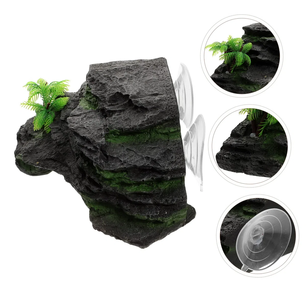 Angoily Piattaforma Pontile Galleggiante Per Tartarughe Molo Per Crogiolarsi Delle Tartarughe Piattaforma Decorazioni Per Acquari D'acqua Resina Sintetica