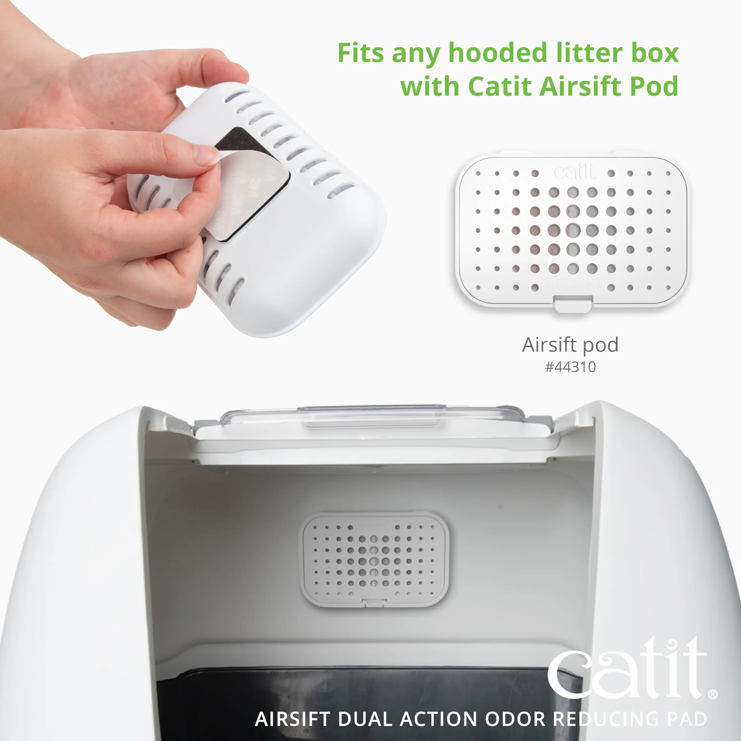 Catit AiRSiFT - Confezione da 6 pastiglie antiodore per lettiera