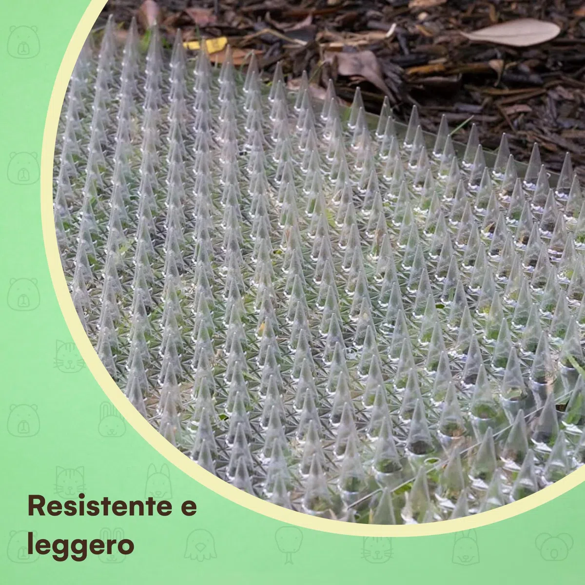 Homarden Tappetino deterrente per Gatti da Esterno:Tappetino deterrente per Animali Domestici per Cani e Gatti-Dispositivi per tappetini per addestramento deterrente per interni/esterni-16x13,6 Pezzi