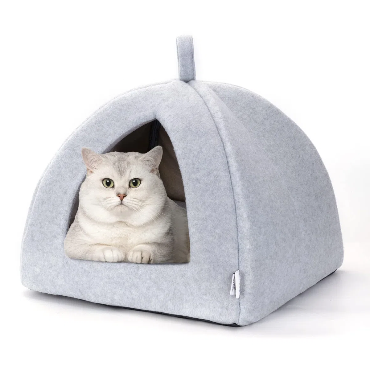 Nobleza Cuccia Gatto, Casetta Pieghevole per Gatto Cani, 2 in 1 Multiuso Lavabile in Lavatrice Cuccia Gatto Chiusa Interno 38 x 38 x 33cm