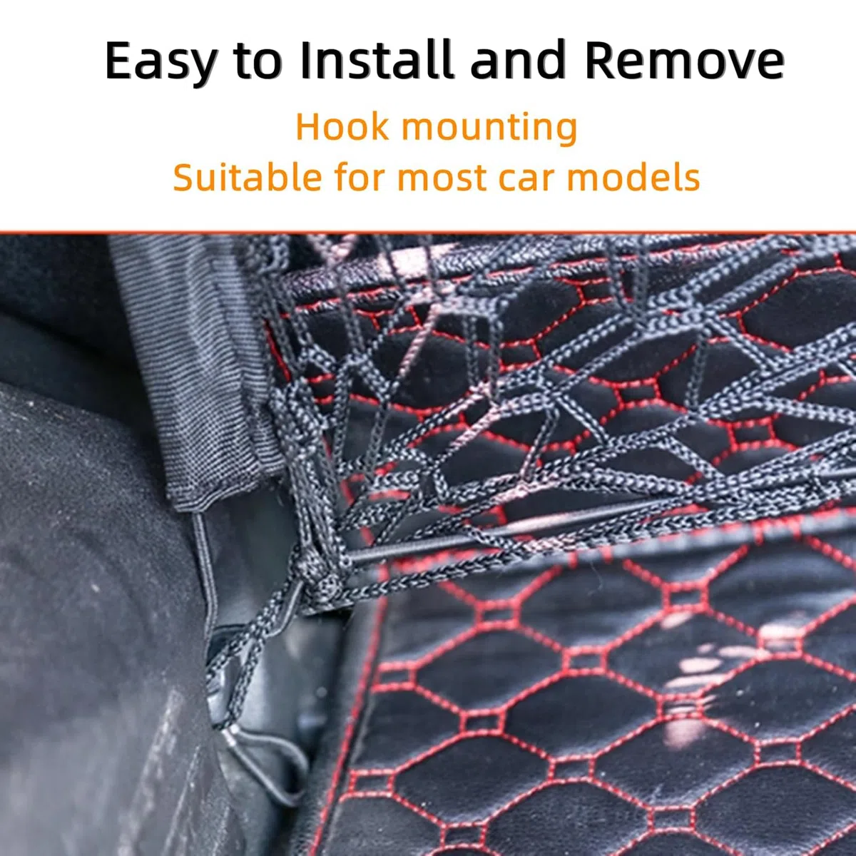 Barriera Cane Auto, per Hyundai Tucson SUV 2020-2024 2025 Porta Regolabile per Bagagliaio Rete di Separazione Cani Tronco Auto Mesh Sicurezza Griglia