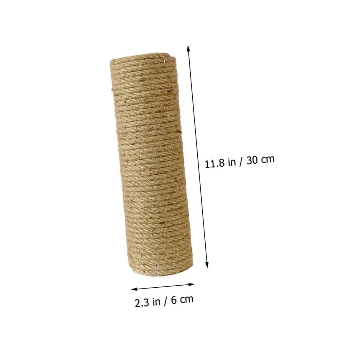 Tiragraffi per Gatti Colonna di Arrampicata Fai da Te in Legno Resistente 6Cm X 40Cm Ricambio per Albero Tiragraffi Protezione Casa per Gatti