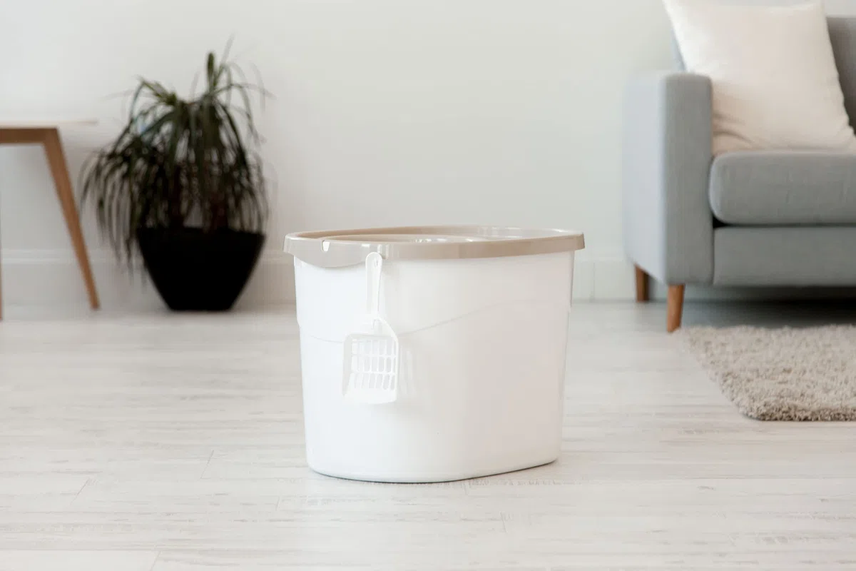 Iris Ohyama Lettiera per Gatti, Fino a 7kg, 1 Pala, Beige, Ingresso Top, Cat Litter Trey, Chiuso, Per Gattini, Lato alto, Con cappuccio, Grande, Senza BPA, Profondo, Facile da pulire, TECL-20