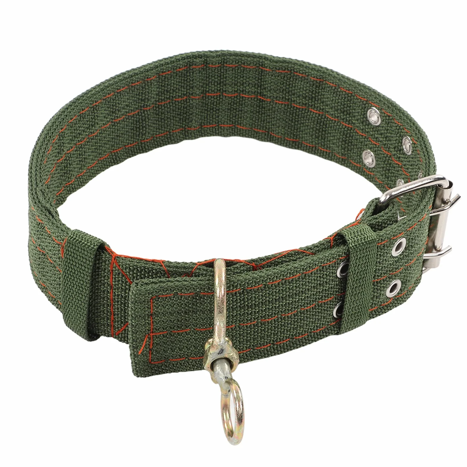 Jiawu Collare di capra, collari di pecora piccoli regolabili, collare resistente all'usura con fibbia a doppia , collare per animali da fattoria, capra, cavallo pecore (L)
