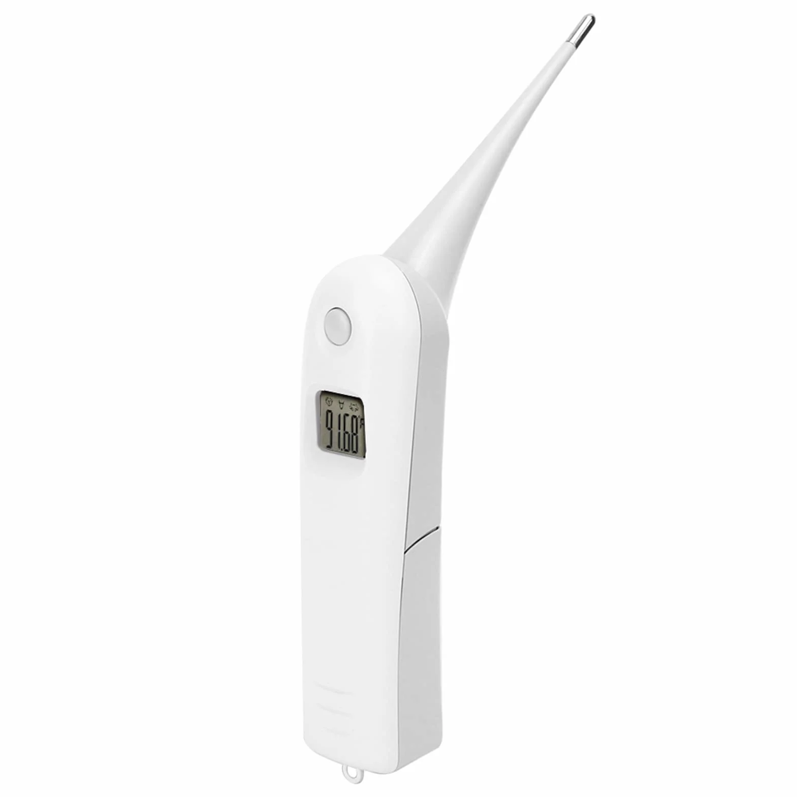 Tiiyee Termometro Per Animali Domestici, Digitale Domestici Gatti Acolari Cani Forniture Tecnologiche Veterinari Febbre Proprietari Cavalli Sonda Temperatura Flessibile Con Punta Tonda Impermeabile