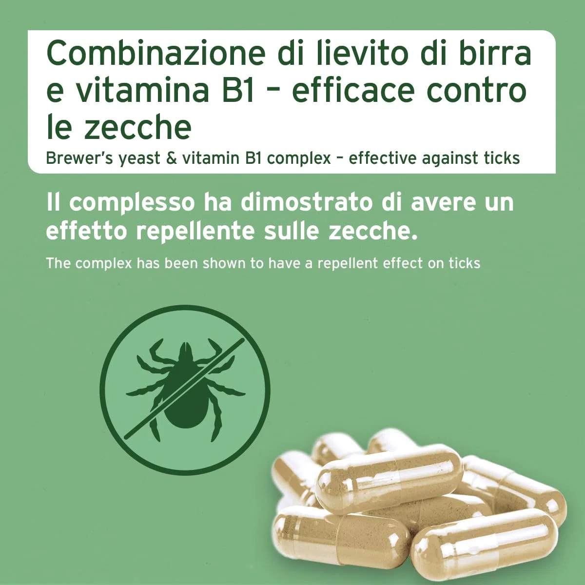 AniForte Protezione zecche per Cani 10-35 kg, 60 Capsule – Scudo Naturale Contro zecche e parassiti, Protezione antiparassitaria, antiparassitario e Repellente zecche