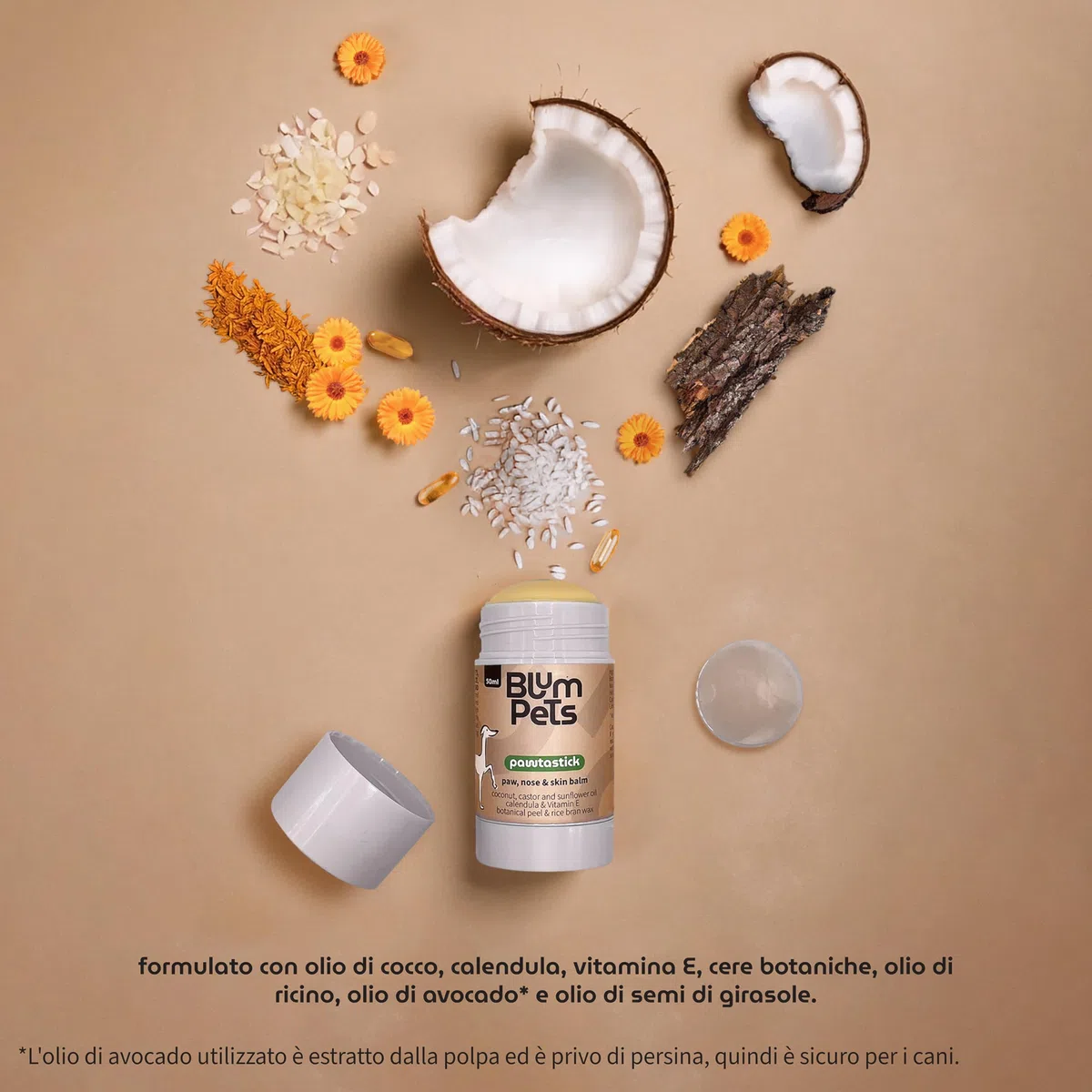 La Routine delle Zampe - Kit Balsamo Polpastrelli Cane in Stick Asciugamano in Microfibra e Astuccio Regalo Vegano Naturale Idrata e Protegge la Pelle Screpolata Sicuro da Leccare