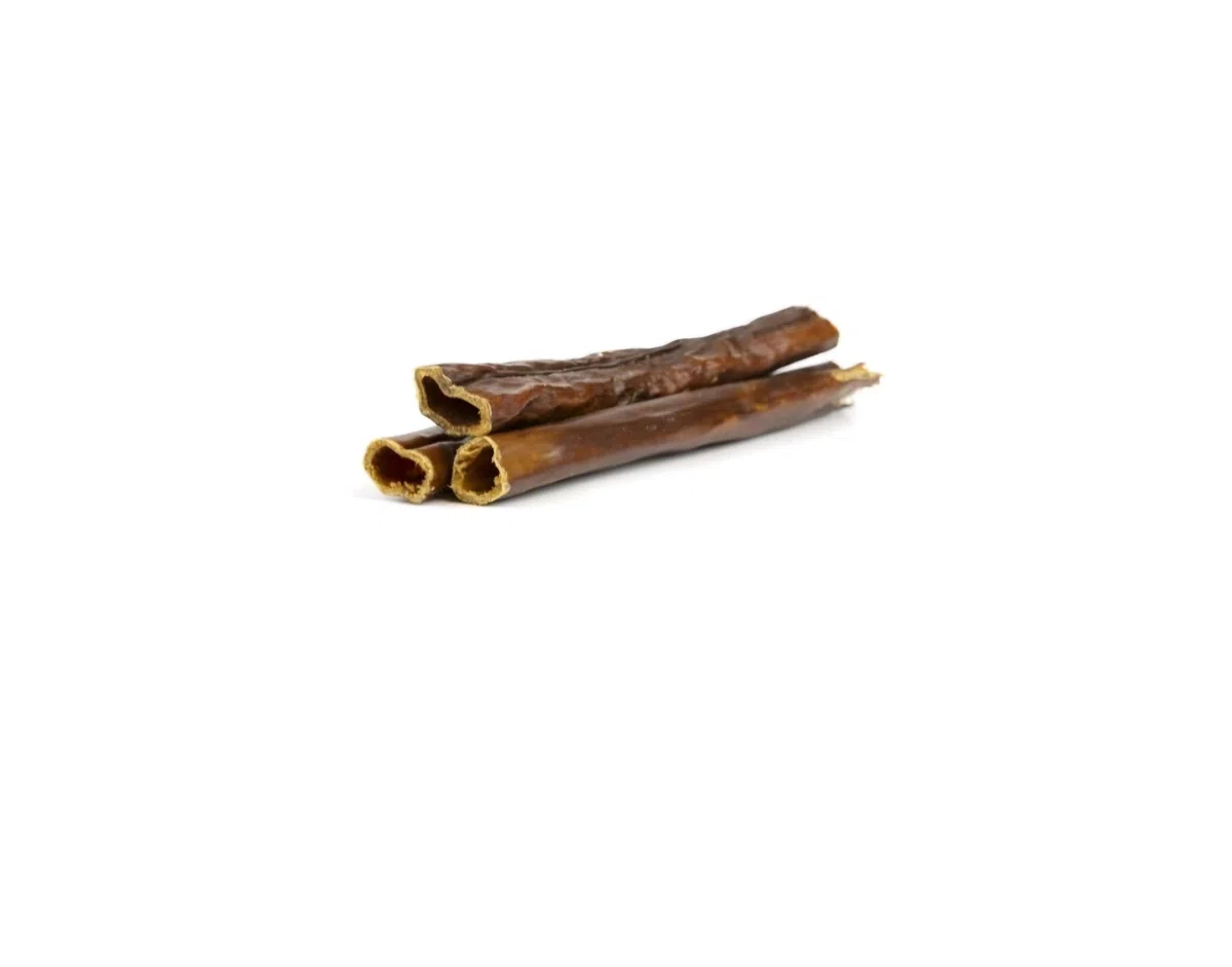 Esofago di Manzo Tondo per Cani, Masticativo Naturale per Pulizia Denti, 500g, Adatto per Dieta Barf