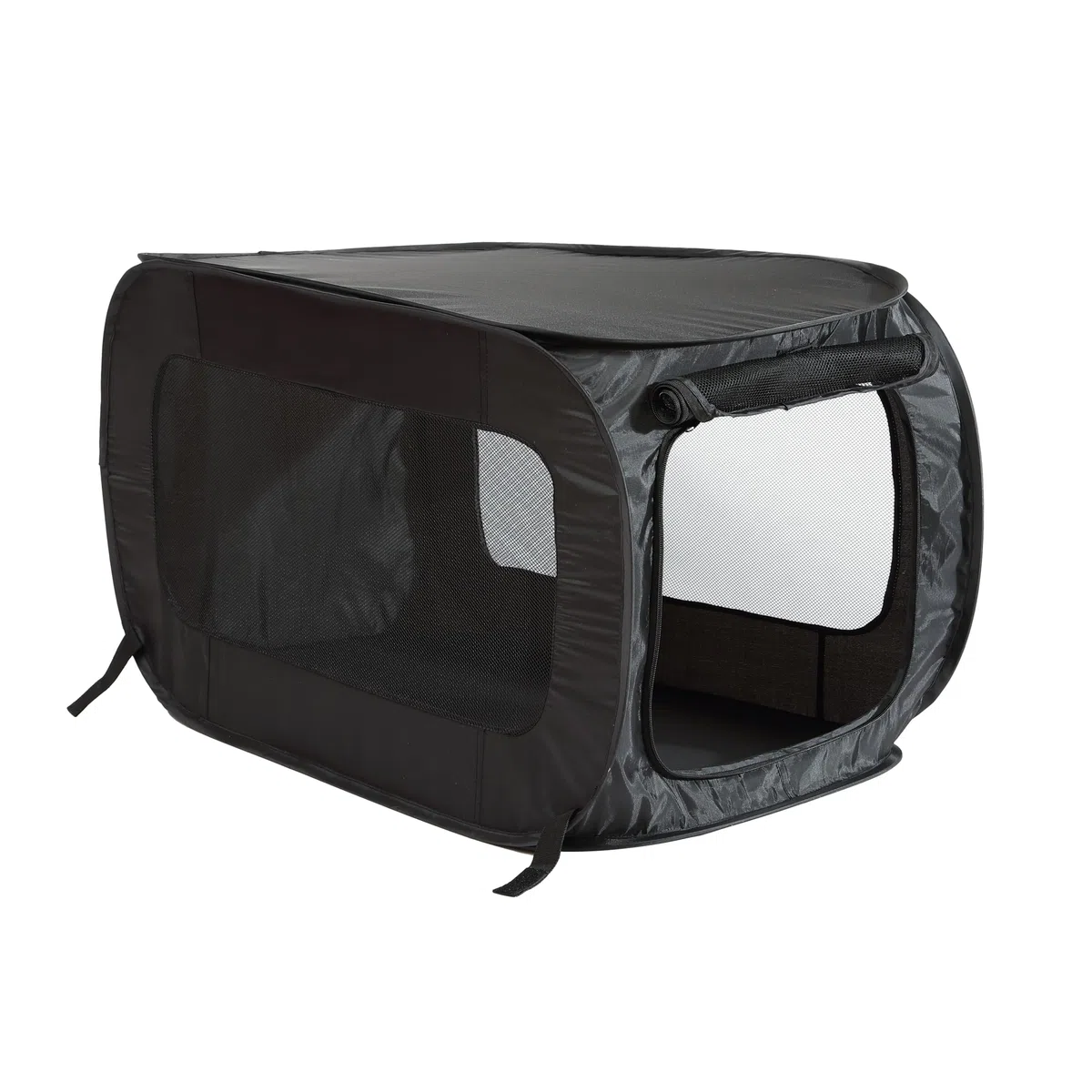 Beatrice Home Fashions SLOPPK00BLK Pop up Pet Kennel, Nero