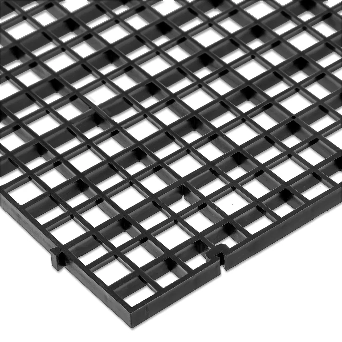 2 Pezzi 30 x 15 cm Divisori per Acquario, Griglia in Plastica per Isolamento, Filtrazione Fai da Te e Acquascaping (Nero)
