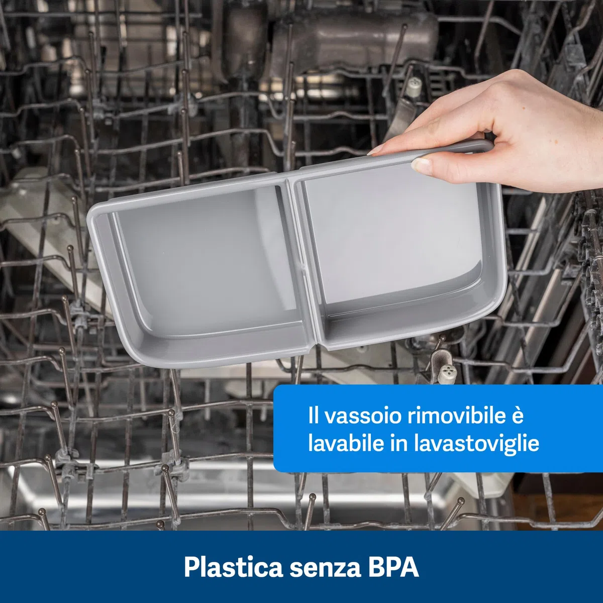 PetSafe Distributore automatico di cibo 2 pasti, design antimanomissione, contiene cibo secco per cani e gatti