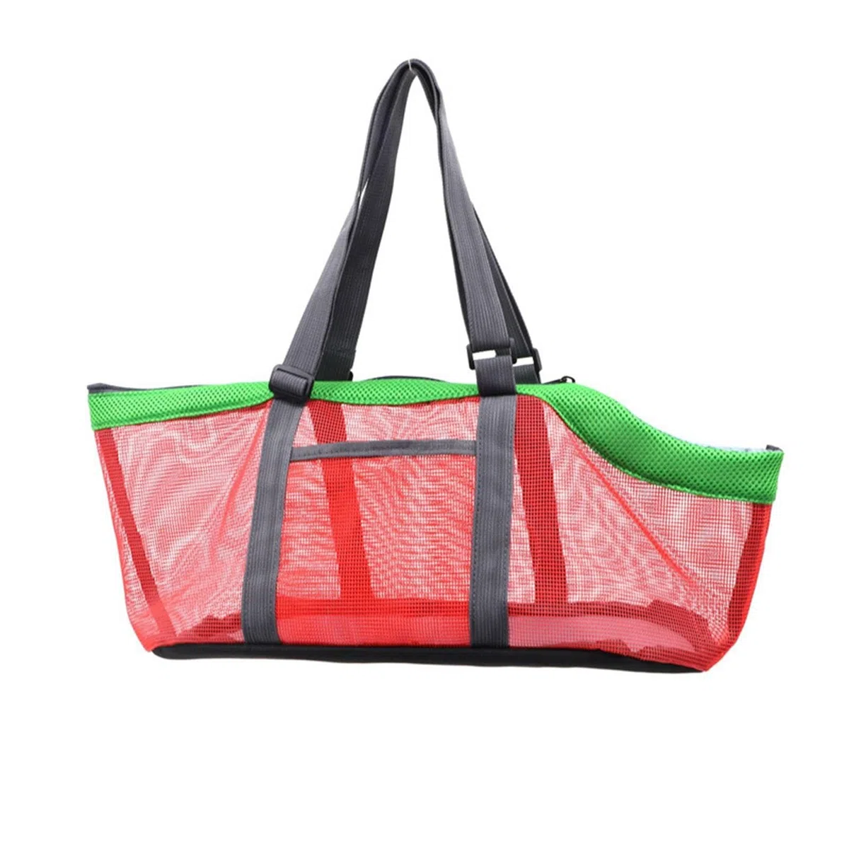 Gralara Borsa per Trasportini per Animali Borsa per Cani Borsa per Cani Gabbia Design a Rete con Tappetino Rimovibile Borsa da Viaggio per Gatti O Cani di Peso Inferiore a 6 kg, Grigio Arancio