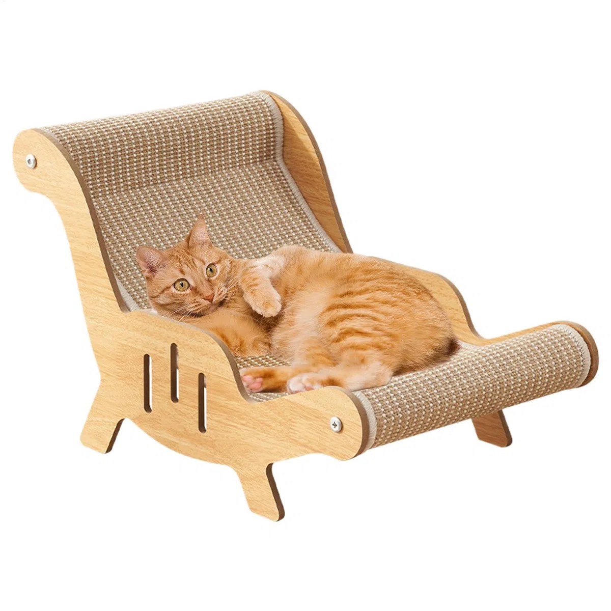 Sedia Sdraio Per Gatti In Sisal, Sedia Da Salotto Tiragraffi Per Gatti, A Dondolo Per Gatto, Divano Graffiante Per Gatto, Amaca Per In Sisal, Letto A Graffio Per Gattini